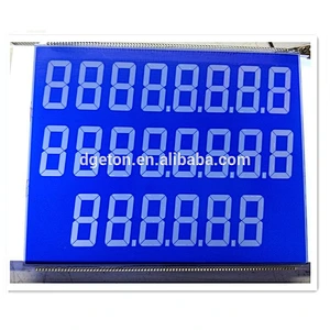 Fuel Dispenser LCD 22 digit segment LCD display module