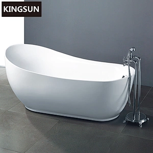 K-8880 White Color Special Style Modern Acrylic BathtubJapanese Round Bath