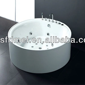 Hot Sale Modern Freestanding Round Cheap Outdoor SPA Soaking Bathtub