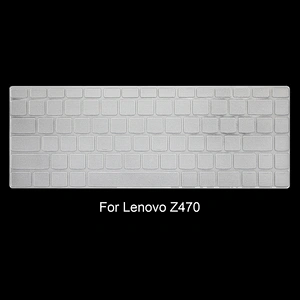 TPU Keyboard Protector Cover Skin transparent laptop skin pack for lenovo laptop Z470 keyboard protector