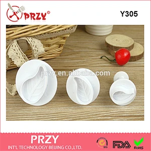 PRZY leaf shaped cake decorating cutter mold cookie cutter mold -Y305