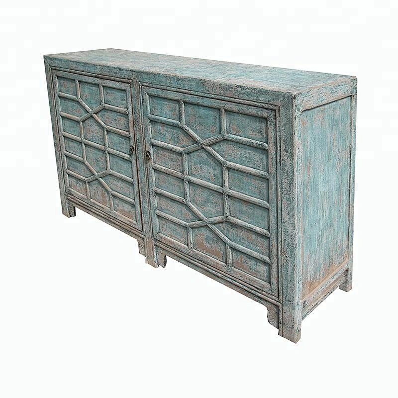 chinese antique reproduction rustic & distressed shabby chic buffet furniture