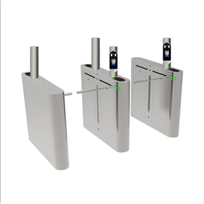 Controlled access turnstiles with face recognition function