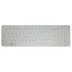 custom silicone keyboard cover keyboard skin for HP New DV6(with number pad)New G6