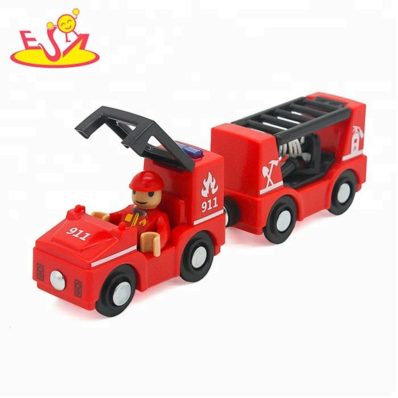Hölzernes Zugbahnspielzeug des Großhandelzugzubehörs für Kinder W04A366