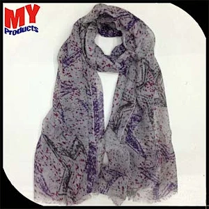 Factory direct digital custom scarf printed scaf