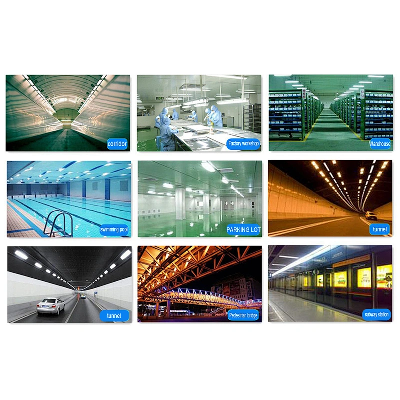 UL File No.: E486295 120V Waterproof 2ft 4ft 6ft 50W LED Linear Tri-proof Retrofit LED Light