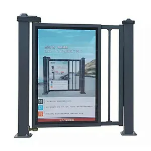 2018 Intelligent Home Safety Advertising Security Metal Door for Area