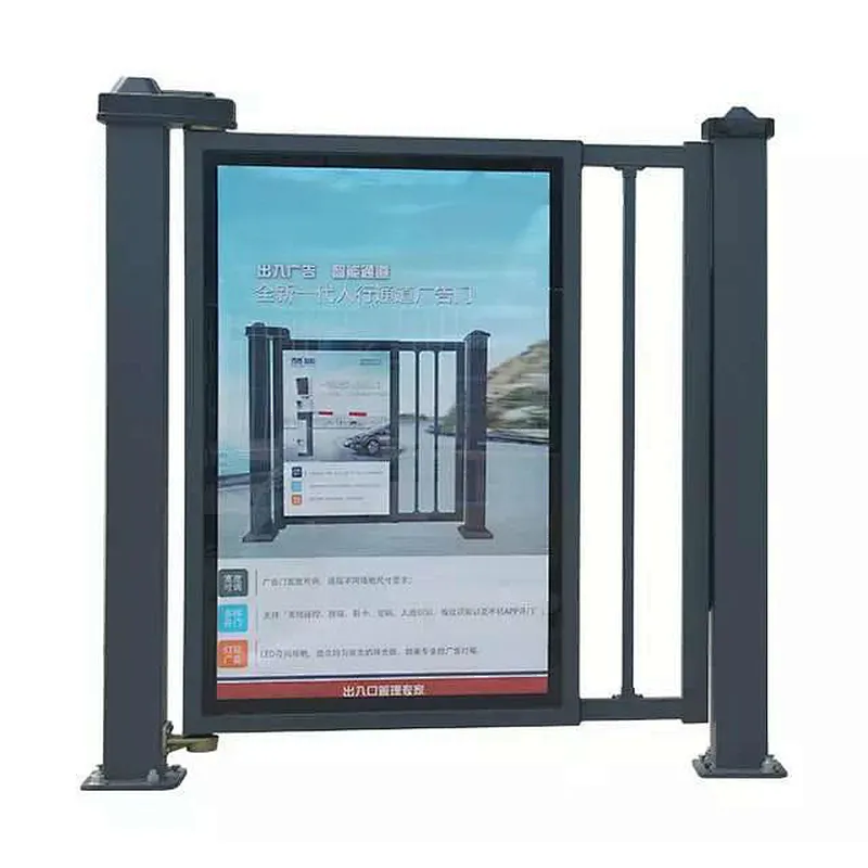2018 Intelligent Home Safety Advertising Security Metal Door for Area
