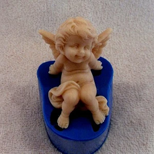Smiling angel Soap silicone mold for making Baby soap and candles silicone mould
