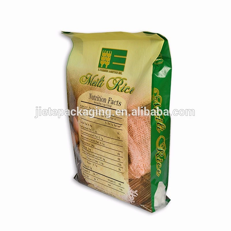 bopp laminated pp woven polypropylene sacks bags for 5kg 25kg rice packaging