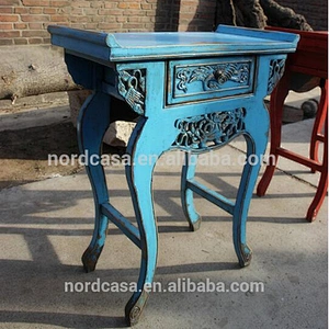 Chinese antique style wooden carved altar table