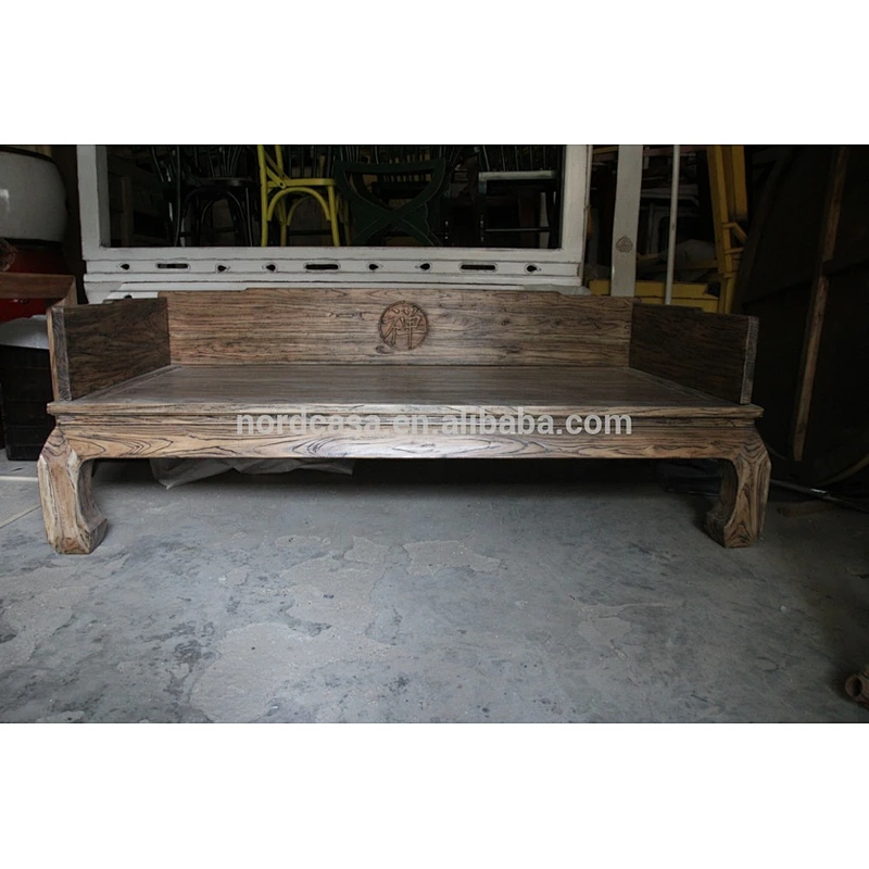 Solid wood chinese day bed