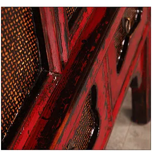 chinese whlesale antique reproduction oriental distressed lacquer furniture