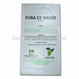 custom recyclable pp woven white bags 25kg 50kg for packaging agriculture rice, sugar, seed, feed, flour, fertilizer
