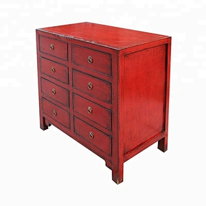chinese antique oriental lacquer wooden storage chest cabinet furniture