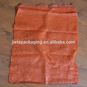 *Orange color cheap raschel mesh/net bag for packaging vegetable,onions,potatoes
