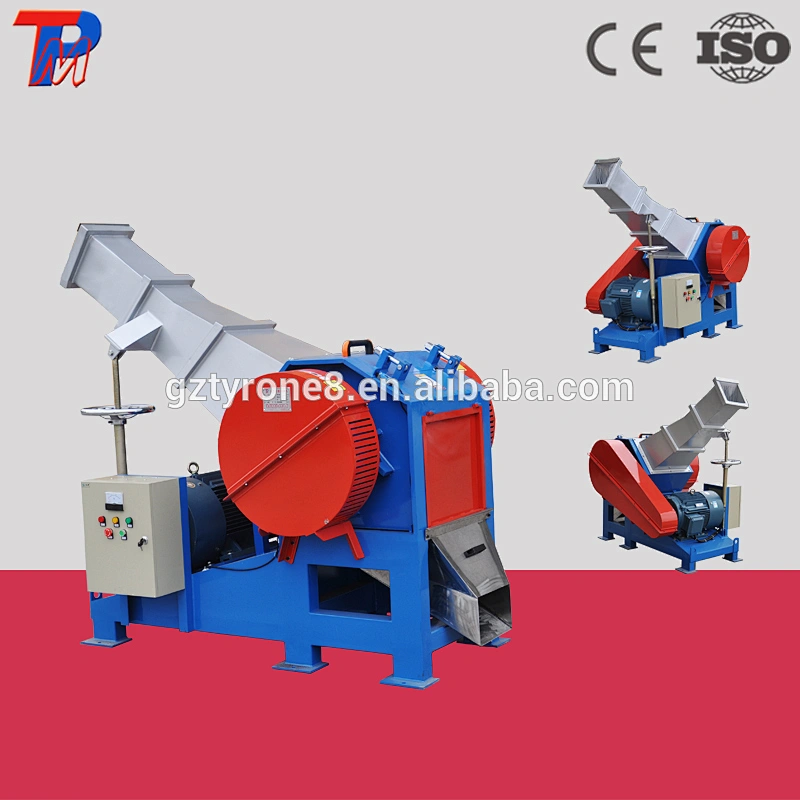 Recycling pipe SKD-11 blade crusher machine to pp tube crusher for plastic waste material