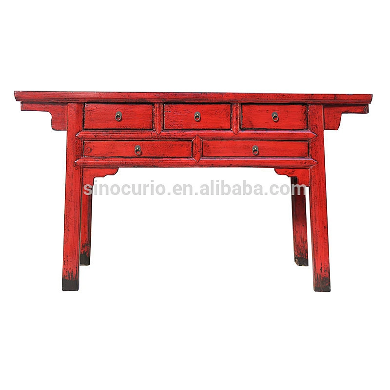 Chinese style antique furniture drawers hobby lobby console table