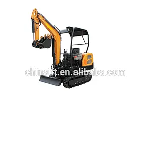 1.8 ton mini crawler small digging Excavator with rubber tract bucket capacity 0.06m3 Truck