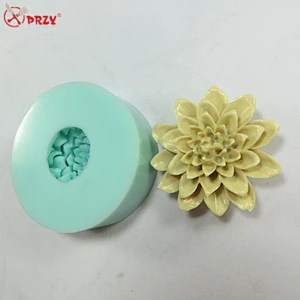 Lotus Fondant soap mold HC0007decorative Cake mould Silicone fondant flower Candle molds