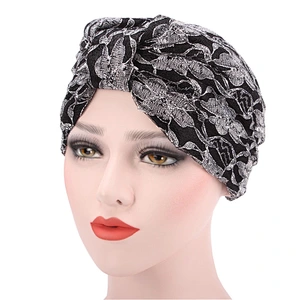 Wholesale 2016 fashion muslim hijab cap new style Big satin bonnet turban