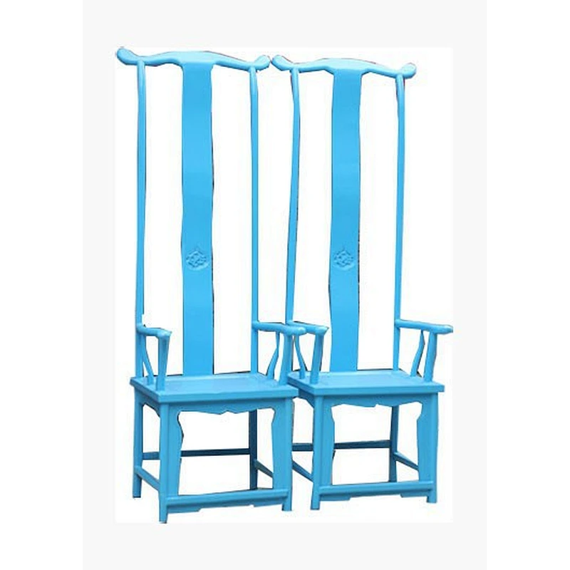 Antique Chinese furniture chair wood high back chair