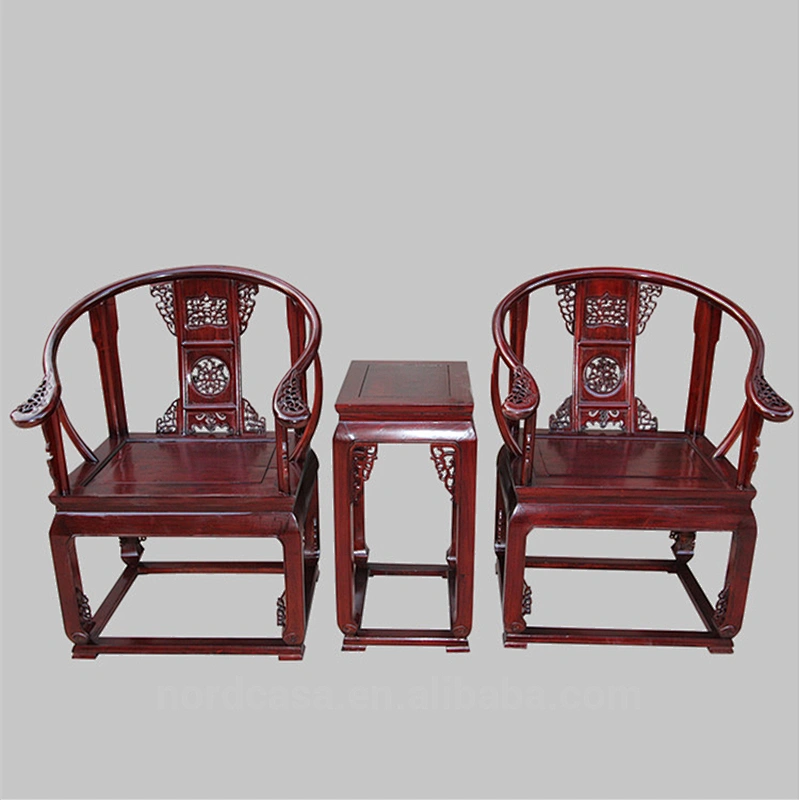 Wooden Chinese Restaurant Armchair