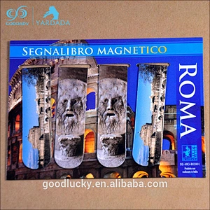 Custom Guangzhou cheaper promotion gift magnetic bookmark set