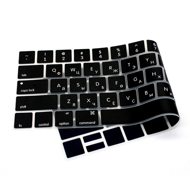 shenzhen keyboard protector Washable Laptop Mongolian Laptop Keyboard Protector for macbook touch bar 13 15
