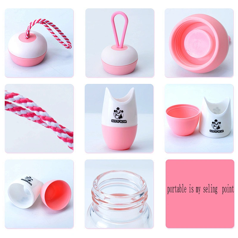 2018 New Style Food Grade Coffee Glass Cup with Lid Good Quality Mug Easy to Take
