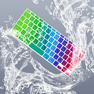 Silicone japanese watercolors Keyboard Skin custom silicone keyboard cover for mac book air 11 inch cover Japanese Version