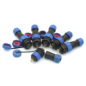 5aA Solder Type Panel Mount Male 4 Pin Waterproof Circular Connector
