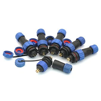 5aA Solder Type Panel Mount Male 4 Pin Waterproof Circular Connector