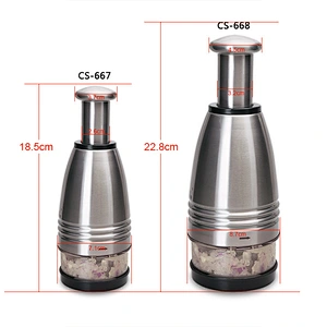 FDA 50MOQ manual garlic onion vegetable chopper