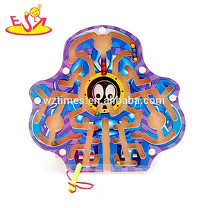 wholesale new design childhood wooden magnetic maze toy for sale W11H031