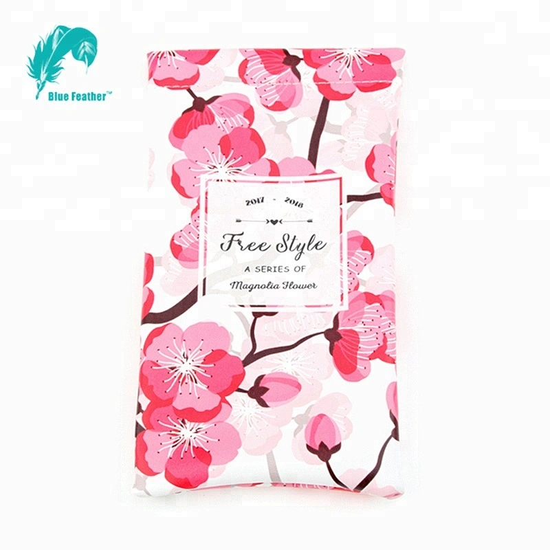 Floral custom design easy taken eyeglass bag with spring top