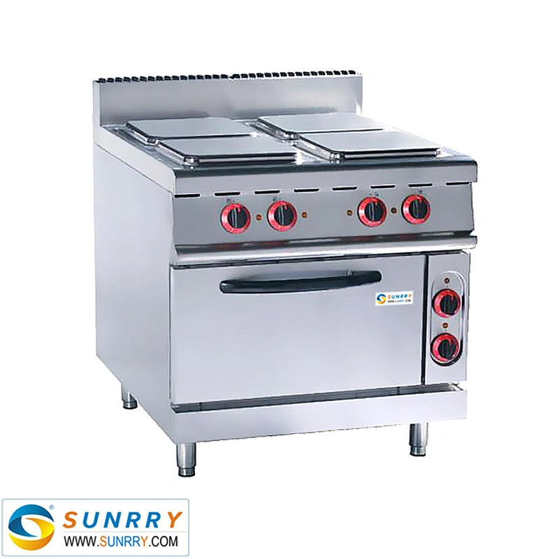 Restaurant kitchen equipment stainless steel electric 2*2 burner cooking hot plate