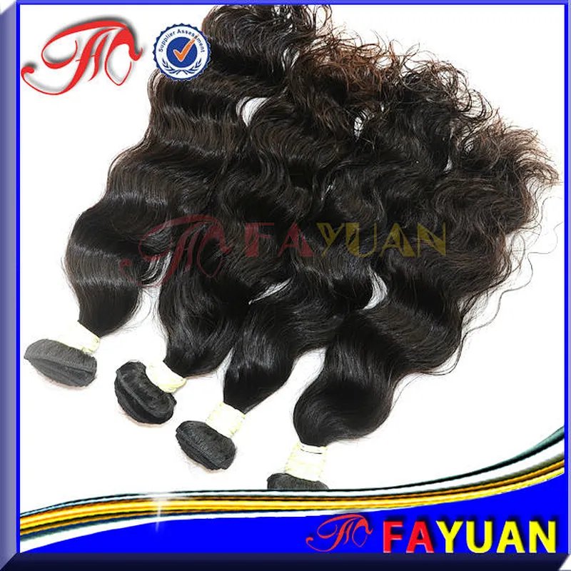 Elegant woman steam processed virgin human hair black hair wholesale
