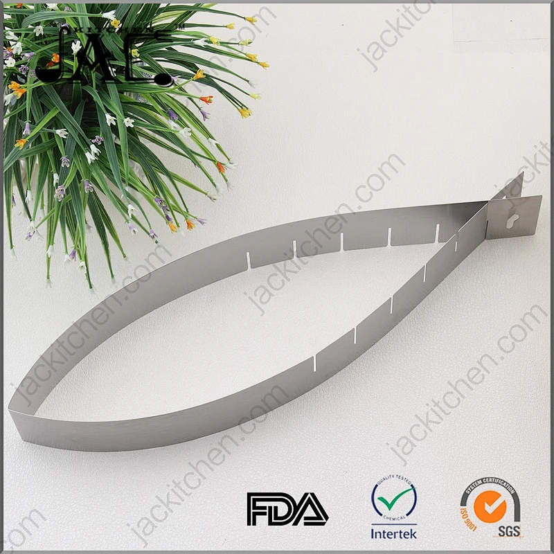 New Style Adjustable Fish Shape Cake Ring for Bakeware