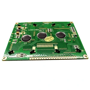Oem stn 128x64 12864Dots Serial/Parallel  standard type graphic lcd display module