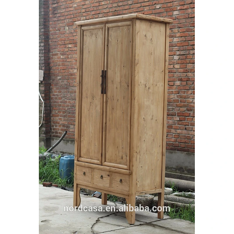 Chinese antique furniture natural tall cabinet