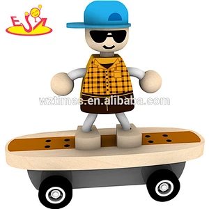 2018 new trend kids wooden car toy lovely wooden car toy W04A209