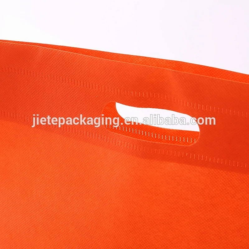 plain promotional colorful PP non woven fabric bag for shopping