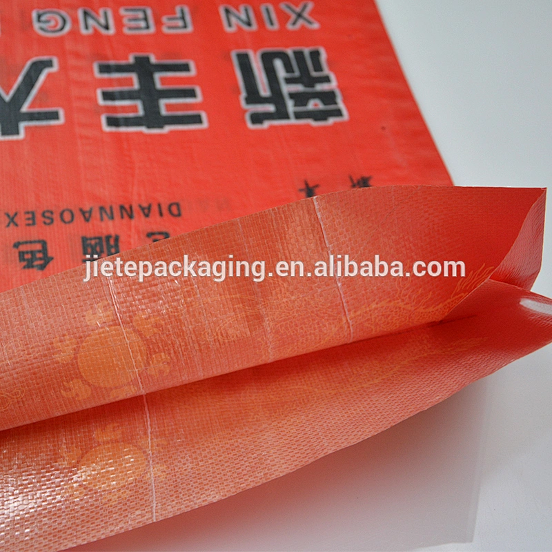 multi-colors printed plastic pp woven bags for flour, rice, corn, grain type feed packaging