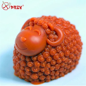 Handmade soap mold silicone Animal sheep shaped soap silicone molds
