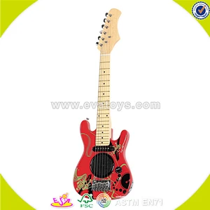wholesale high quality guitar for kids cheap children wooden toy guitar W07H002