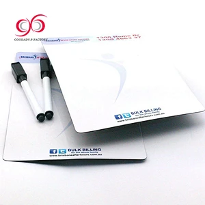 Customized magnetic dry erase whiteboard for fridge kids erasable magnetic drawing board color