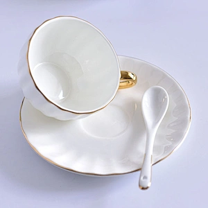 Mini coffee cup bone china ceramic cup for office