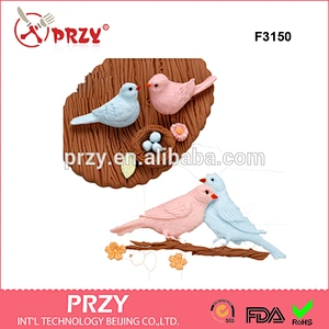 F2649 bird Silicone Mould For fondnat pigeon silicone fondant mold